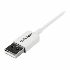 Универсальный кабель USB-MicroUSB Startech USBPAUB2MW           Белый цена и информация | Кабели для телефонов | pigu.lt