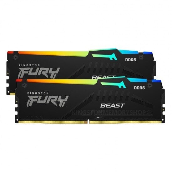 Kingston Fury Beast RGB 32 Kit kaina ir informacija | Operatyvioji atmintis (RAM) | pigu.lt