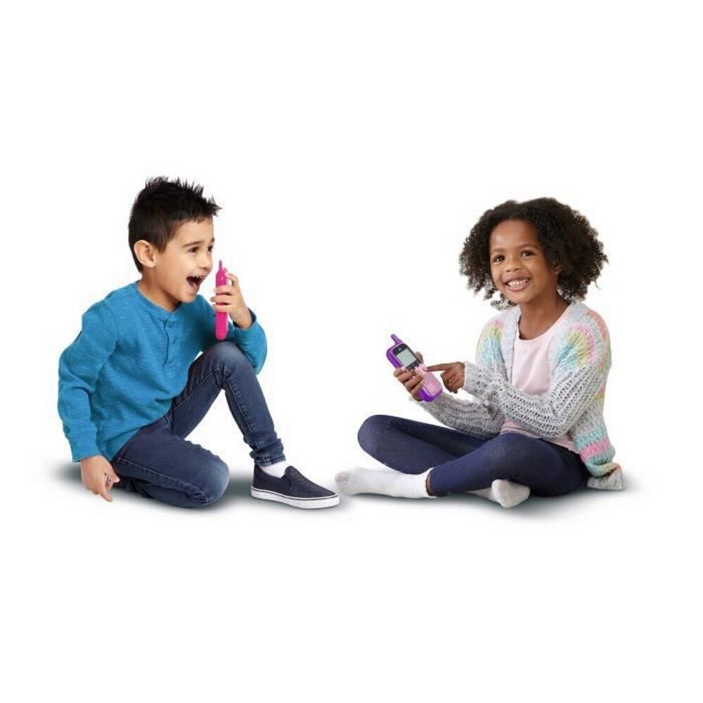 Walkie Talkie vaikų racija su ekranu ir žaidimais, elektroninis mokomasis žaislas kaina ir informacija | Žaislai mergaitėms | pigu.lt