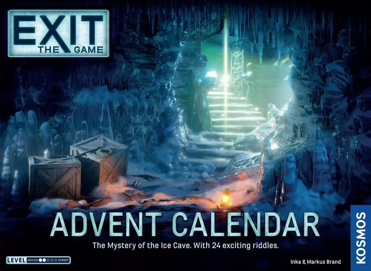 Настольная игра Exit: The Game – Advent Calendar: The Mystery of the Ice  Cave цена | pigu.lt