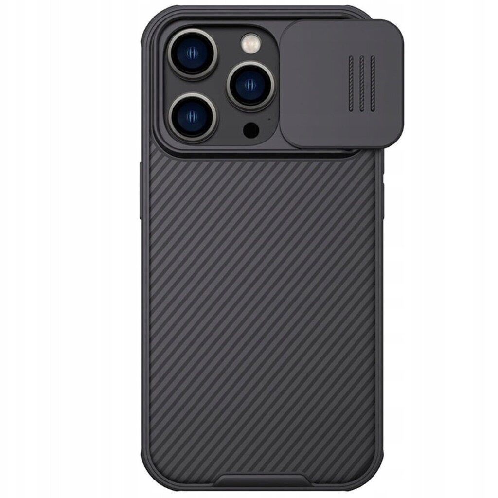 Nillkin CamShield PRO Hard Case skirtas Apple iPhone 14 Pro Max, juodas kaina ir informacija | Telefono dėklai | pigu.lt