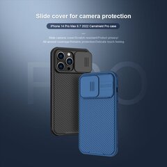 Nillkin CamShield PRO Hard Case skirtas Apple iPhone 14 Pro Max, juodas kaina ir informacija | Telefono dėklai | pigu.lt