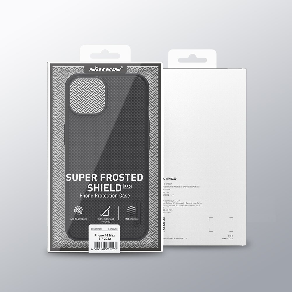 Nillkin Super Frosted PRO Back Cover skirtas Apple iPhone 14, mėlynas kaina ir informacija | Telefono dėklai | pigu.lt