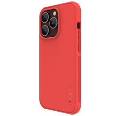 Nillkin Super Frosted PRO Back Cover skirtas Apple iPhone 14 Pro, raudonas kaina ir informacija | Telefono dėklai | pigu.lt