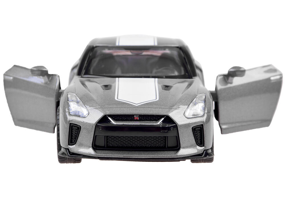 Metalinis modeliukas Nissan GT-R R35, pilkas kaina ir informacija | Žaislai berniukams | pigu.lt