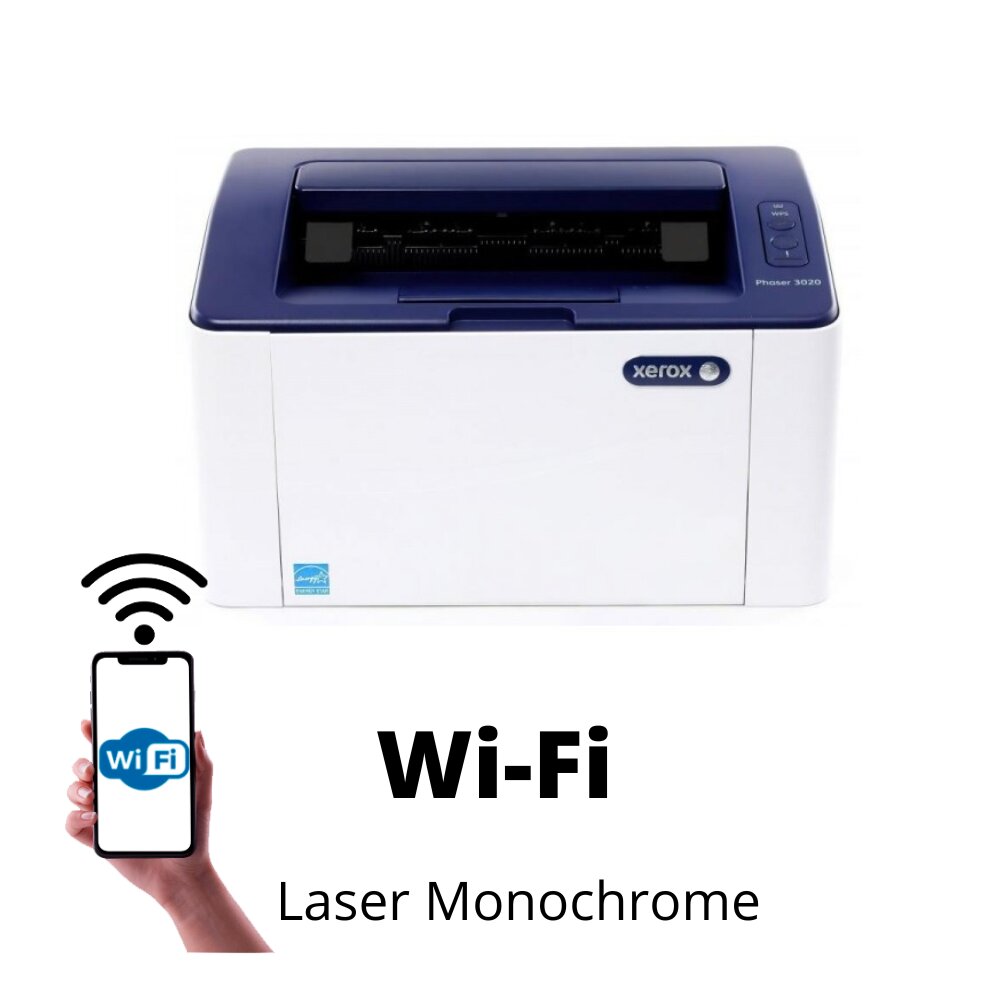 Xerox Phaser 3020V_BI Wi-FI Printer Laser Monochrome kaina ir informacija | Spausdintuvai | pigu.lt