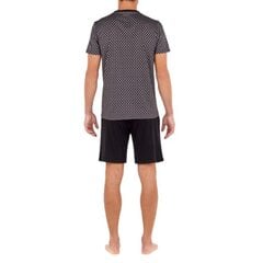 Pižama vyrams HOM Fortaleza Short Sleepwear 9009984226520, juoda цена и информация | Мужские халаты, пижамы | pigu.lt