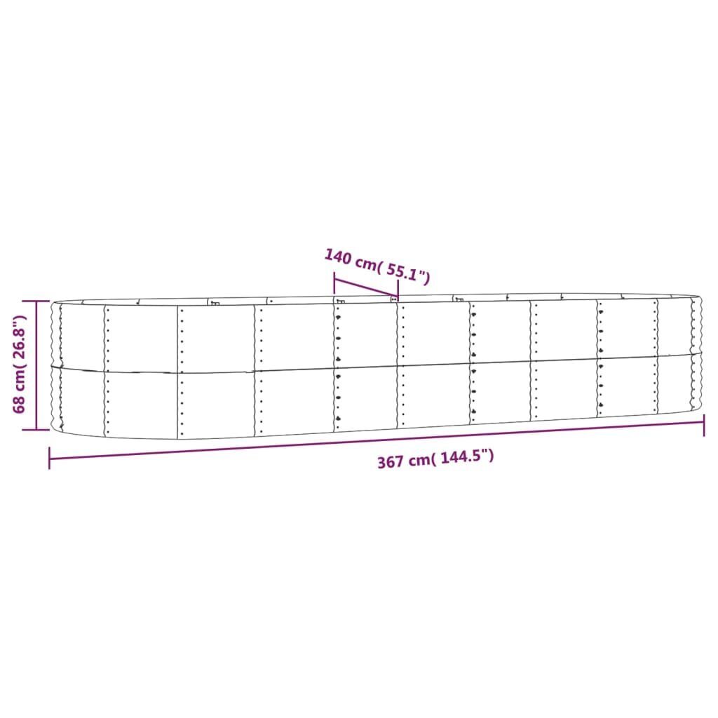 Sodo lovelis 68 cm kaina ir informacija | Loveliai | pigu.lt