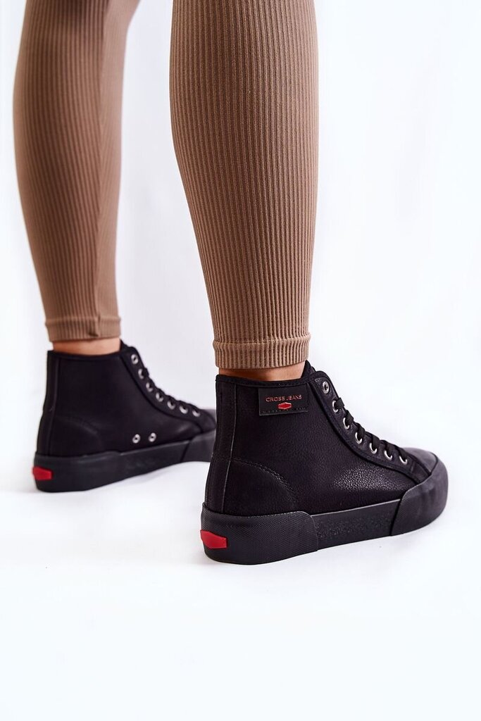 Sportiniai batai moterims Cross Jeans BSB22170, juodi kaina ir informacija | Sportiniai bateliai, kedai moterims | pigu.lt