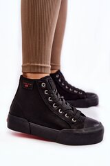 Sportiniai batai moterims Cross Jeans BSB22170, juodi цена и информация | Спортивная обувь, кроссовки для женщин | pigu.lt