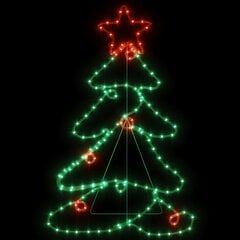 Kalėdinė dekoracija Kalėdų eglutė su 144 LED kaina ir informacija | Girliandos | pigu.lt