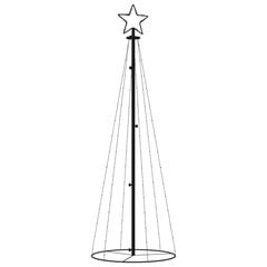 Kalėdų eglutė, 70x180cm, kūgio formos, 108 šaltos baltos LED kaina ir informacija | Kalėdinės dekoracijos | pigu.lt