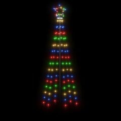 Kalėdų eglutė, 70x180cm, kūgio formos, 108 spalvotos LED kaina ir informacija | Kalėdinės dekoracijos | pigu.lt