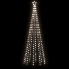 Kalėdų eglutė, 100x300cm, kūgio formos, 310 šaltų baltų LED kaina ir informacija | Kalėdinės dekoracijos | pigu.lt