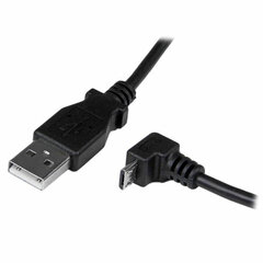 Универсальный кабель USB-MicroUSB Startech USBAUB2MD            Чёрный цена и информация | Кабели для телефонов | pigu.lt