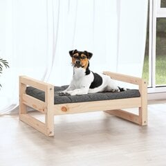 Lova šunims, 55,5x45,5x28cm, pušies medienos masyvas kaina ir informacija | Guoliai, pagalvėlės | pigu.lt