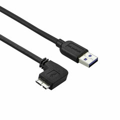 Универсальный кабель USB-MicroUSB Startech USB3AU2MLS           Чёрный цена и информация | Кабели для телефонов | pigu.lt