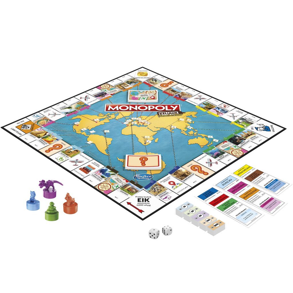 Žaidimas Monopolis: keliauk. Pasaulinis turas, LT kaina ir informacija | Stalo žaidimai, galvosūkiai | pigu.lt