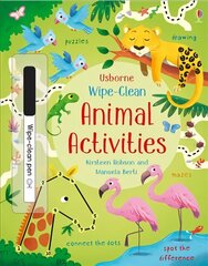 Wipe-Clean Animal Activities цена и информация | Книги для самых маленьких | pigu.lt