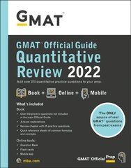 GMAT Official Guide Quantitative Review 2022: Book plus Online Question Bank: Book plus Online Question Bank цена и информация | Книги по социальным наукам | pigu.lt