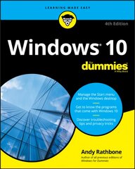 Windows 10 for dummies kaina ir informacija | Ekonomikos knygos | pigu.lt