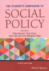 Student's Companion to Social Policy 6th Edition kaina ir informacija | Socialinių mokslų knygos | pigu.lt