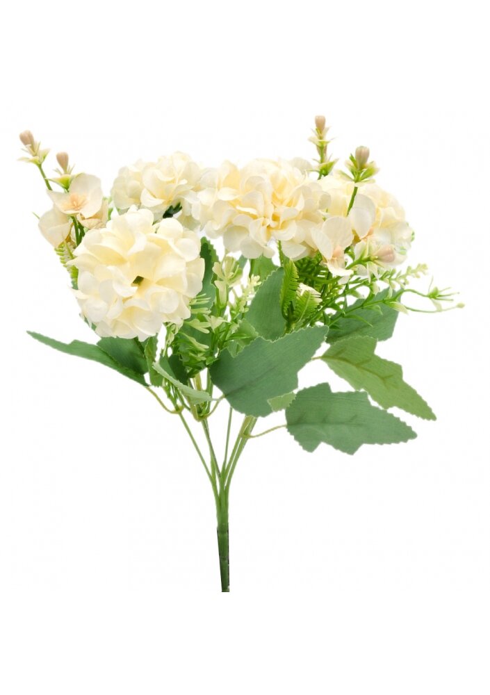 Dirbtinė chrizantemų puokštė, 30 cm цена и информация | Dirbtinės gėlės | pigu.lt