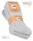 Unisex kojinės su vilna Norweger 2016, 3 poros, šviesiai pilkos kaina ir informacija | Moteriškos kojinės | pigu.lt