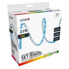 Светодиодная лента Avide 22W RGB 10м Music control, с пультом, IP65 цена и информация | Светодиодные ленты | pigu.lt