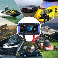 Automatinis akumuliatoriaus įkroviklis su remonto funkcija, 12V, 24V цена и информация | Зарядные устройства для аккумуляторов | pigu.lt