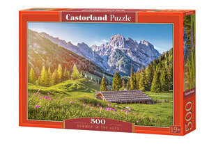 Пазл Castorland Лето в Альпах, 500 деталей цена и информация | Пазлы | pigu.lt