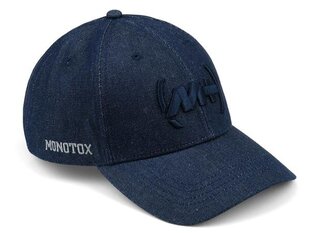 Kepurė unisex Monotox logo MX22033, mėlyna цена и информация | Мужские шарфы, шапки, перчатки | pigu.lt