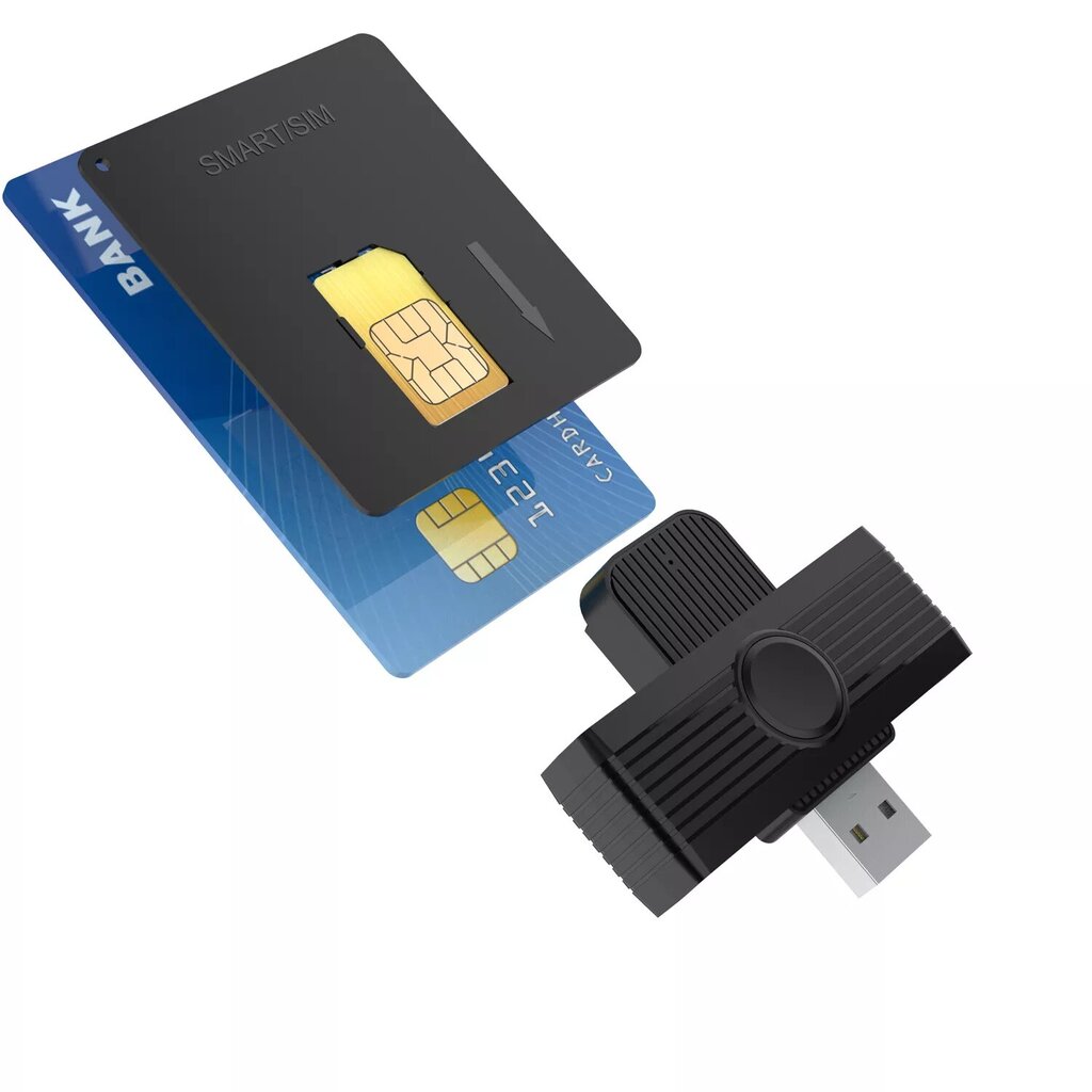 ID kortelių skaitytuvas Rocketek CR318 цена и информация | Adapteriai, USB šakotuvai | pigu.lt