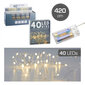 Led 40 lempučių vielinė girlianda , šiltai balta, 4,2 metrai kaina ir informacija | Dekoracijos šventėms | pigu.lt