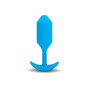 Analinis kištukas B-Vibe Vibrating Snug 3 Mėlyna Dydis L kaina ir informacija | Analiniai žaislai | pigu.lt