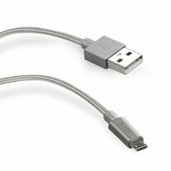 Кабель Micro USB SBS TECABLEMICROBS Серебряный цена и информация | Кабели для телефонов | pigu.lt