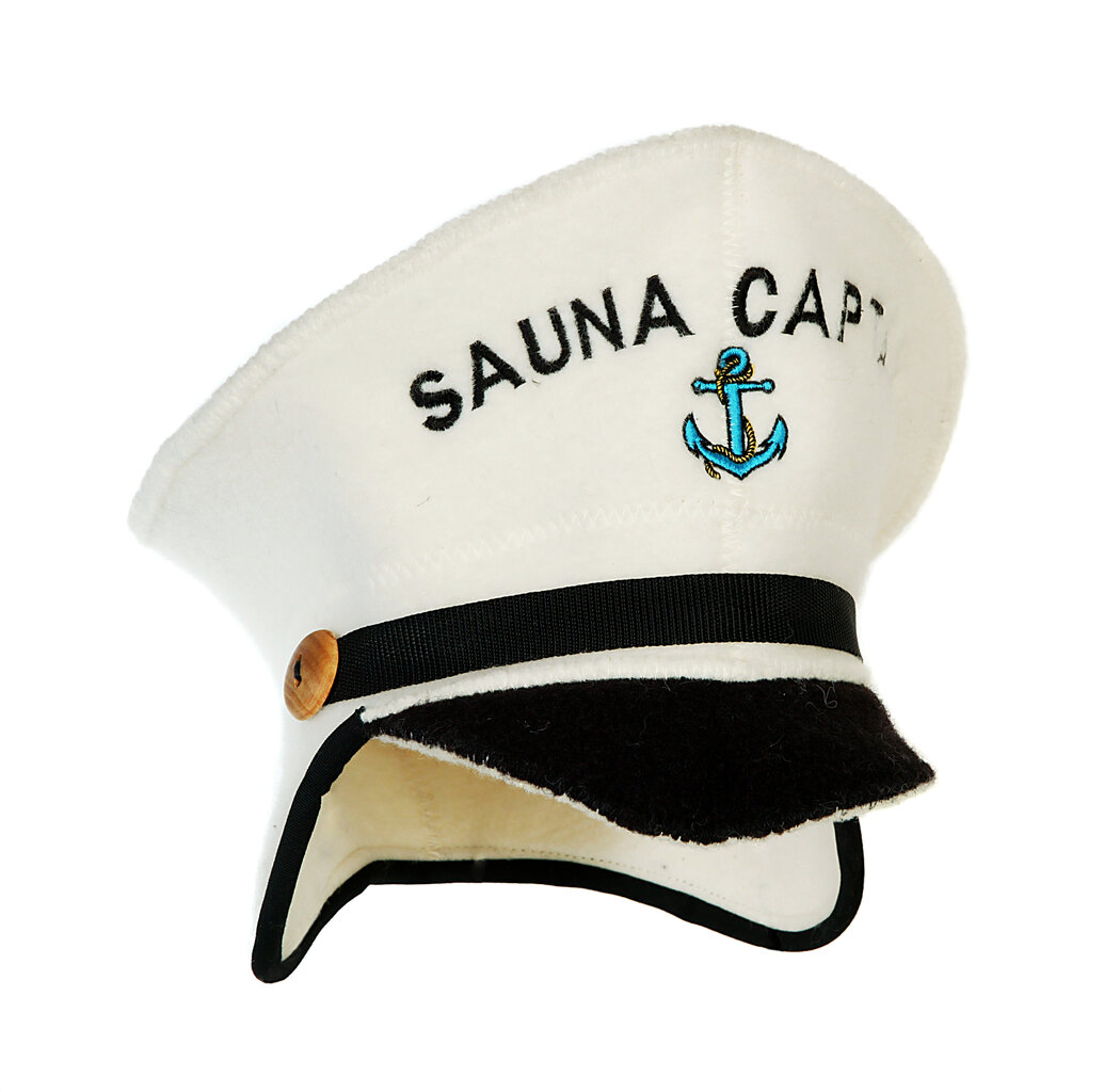 Pirties kepurė Sauna Captain 100% vilna kaina ir informacija | Saunos, pirties aksesuarai | pigu.lt