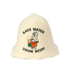 Pirties kepurė Save Water 100% vilna kaina ir informacija | Saunos, pirties aksesuarai | pigu.lt