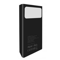 Внешний аккумулятор BeePower BP-30PD 30000mAh Mega Power Bank PD 22.5W, зарядка 2x USB 1x USB-C, USB-C Micro in, черный цена и информация | Зарядные устройства Power bank | pigu.lt