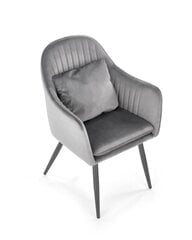 2-jų kėdžių komplektas Halmar K464, pilkas kaina ir informacija | Virtuvės ir valgomojo kėdės | pigu.lt