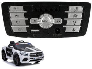 Muzikinis skydelis vaikiškam elektromobiliui Lean Toys Mercedes AMG, SL500 kaina ir informacija | Elektromobiliai vaikams | pigu.lt