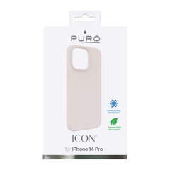 Puro Icon, iPhone 14 Pro, rožinis / IPC14P61ICONROSE kaina ir informacija | Telefono dėklai | pigu.lt