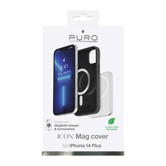 Puro Icon Mag, iPhone 14 Max, черный / IPC1467ICONMAGBLK цена и информация | Чехлы для телефонов | pigu.lt