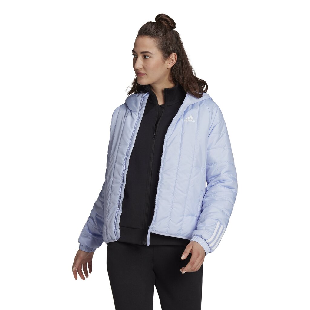 Striukė adidas Itavic 3-Stripes Light Hooded Jacket, šviesiai violetinė цена и информация | Striukės moterims | pigu.lt