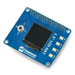 LCD 1.3&quot; 240x240px HAT, skirtas Raspberry Pi - SB Components SKU21864 kaina ir informacija | Atviro kodo elektronika | pigu.lt