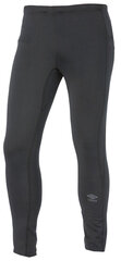 Мужские тренировочные брюки Umbro Clive, черные цена и информация | Мужские термобрюки, темно-синие, SMA61007 | pigu.lt