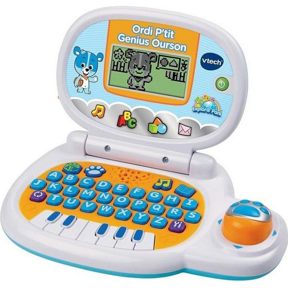 Nešiojamasis kompiuteris Vtech genius blue bear kaina ir informacija | Žaislai kūdikiams | pigu.lt