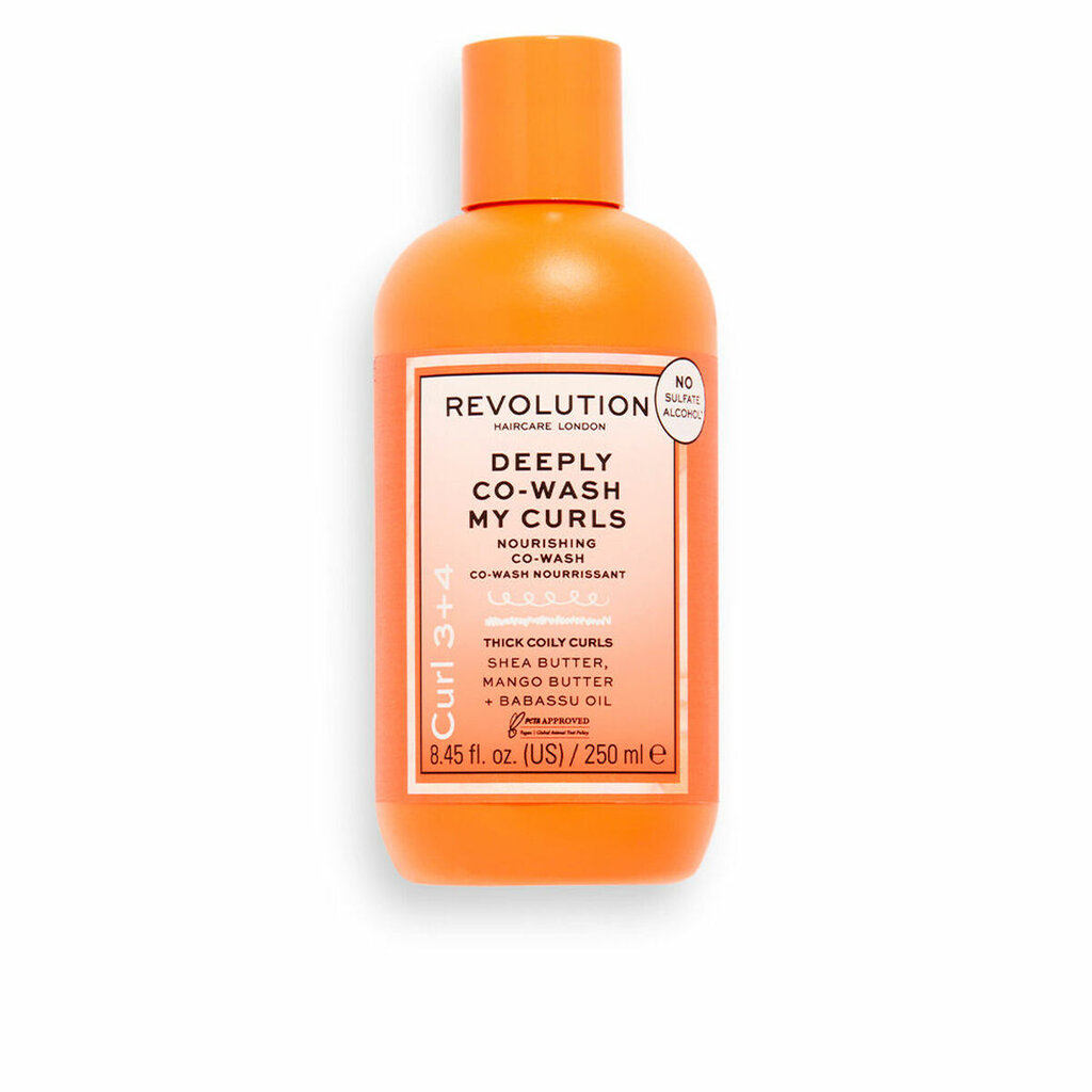 Maitinantis kondicionierius Revolution Hair Care London Deeply Co-Wash My Curls, 250 ml цена и информация | Balzamai, kondicionieriai | pigu.lt