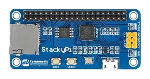 StackyPi - modulis su RP2040 microSD kortelės lizdu ir Raspberry Pi GPIO - SB Components SKU24032 цена и информация | Электроника с открытым кодом | pigu.lt