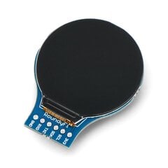 RoundyFi - apvalus LCD 1.28&quot; 240x240px - ESP-12E - SB Components SKU24025 kaina ir informacija | Atviro kodo elektronika | pigu.lt